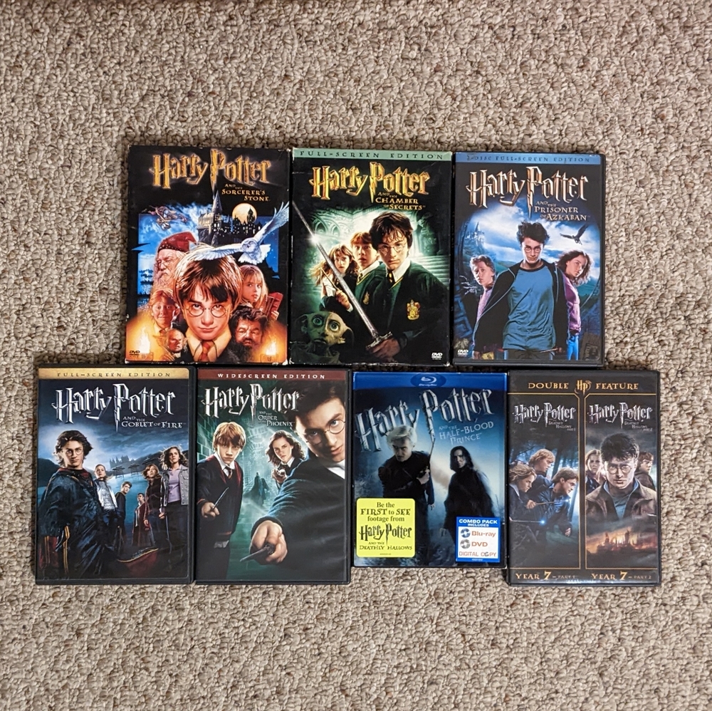 "Harry Potter" DVDs